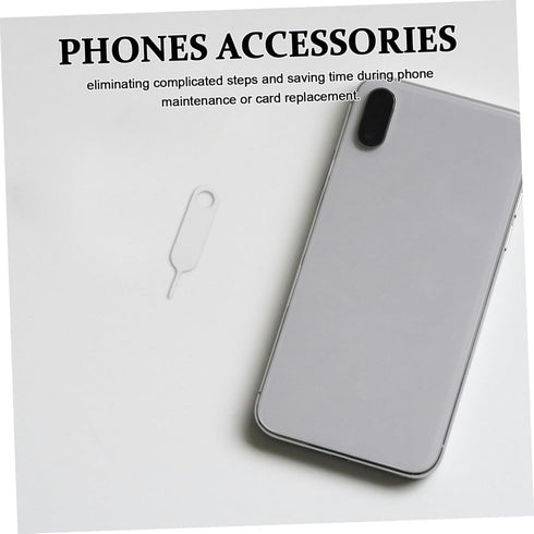 DIYEAH 500pcs Stainless Steel Card Ejector Tool: Multi-Functional Sim Pin for All Phone Models - Durable and Card