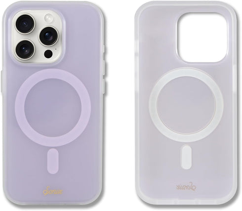 Sonix Protective Phone Case for iPhone 15 Pro - Compatible with Magsafe - 10ft Drop Tested - Jelly Lavender