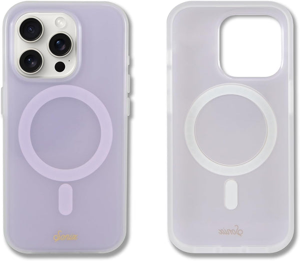 Sonix Protective Phone Case for iPhone 15 Pro - Compatible with Magsafe - 10ft Drop Tested - Jelly Lavender