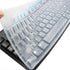 JuYuish Ultra Thin Desktop Silicone Clear Keyboard Cover Skin Protector Compatible for Logitech