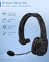 HomeSpot JM100 Trucker Bluetooth Headset with AI Noise Canceling, Wireless Headset with Rotatable Microphone and Big
