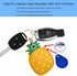 2 Pack 3in1 Cartoon Protective Case for Airtag - Samsung Galaxy SmartTag Cases, Tile Keychain (1 Avocado & 1 Pineapple)