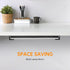 3 PCS Under Desk Laptop Mount with Anti-Scratch Felt Board, Durable Holder Tray for Laptop Storage