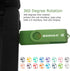SIMMAX 3 Pack 32GB 2.0 (32GB Memory Stick USB Flash Drives Swivel Thumb Drive Pen Drive Pink Blue Green)