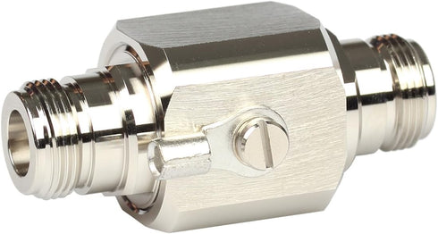 Lightning Arrestor N Female to Female 50 Ohm Lightning Surge Protector with 90 V Gas Tube DC-3GHz