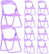 Holibanna 10pcs Adorable Cartoon Folding Chair Phone Stand Portable Smartphone Holder for Desk