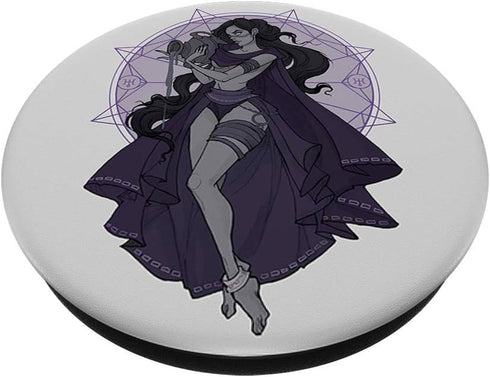 Aquarius Sign Zodiac Horoscope Astrology Symbol Birth PopSockets Grip and Stand for Phones and Tablets