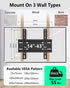 Fixed TV Wall Mount for 14-43 Inches Flat Screen TVs, Low Profile Bracket Holds Up to 55lbs, Max VESA 200x200mm