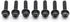 Replacement Screws, 1 Set of Metric Screws (Model RS-204014), Pan Head - Philips Drive - Black Plated (Pack of 7)