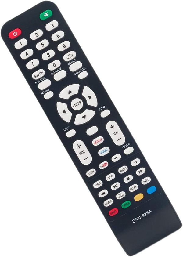 Universal Remote Control Replacement for All Sanyo LCD LED Smart TVs