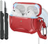 ESR AirPods Pro 2nd Generation Case (HaloLock), Compatible with 1st/2nd Gen, MagSafe, Drop Protection, Red with Cleaner