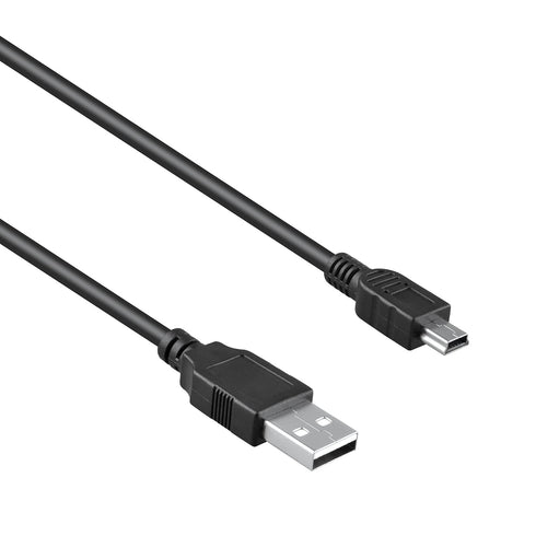UniMed Pro TENS Unit Massager Replacement Cable - PKPOWER 5ft Mini USB Charging Cord (Black) SM9156