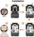 M.2 to PCIe Converter for Laptop, NGFF M.2 Key A+E WiFi Bluetooth Card to Mini PCI-E Adapter