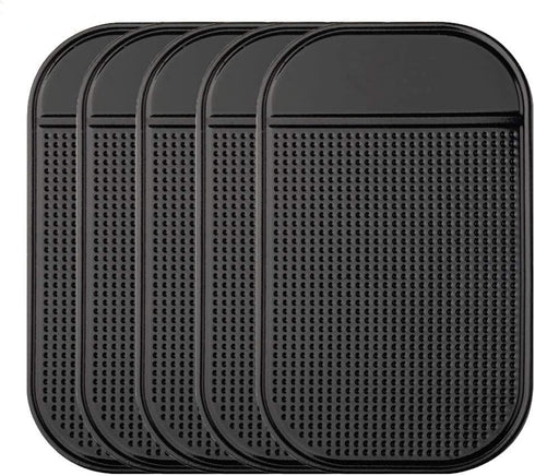 Bysameyee Car Dashboard Non Slip Mat - 5-Pack Anti-Slide Sticky Dash Pad for Radar Detector, Cell Phone