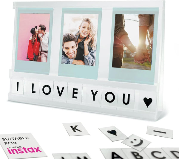 Elil Instax Frame for Fujifilm Instax Mini Film - Acrylic Desktop Picture Display