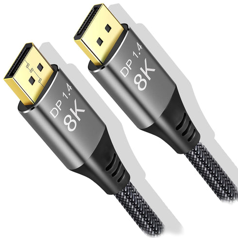 8K DisplayPort to Displayport Cable 1.4 25ft / 20ft 7m, Ultra HD