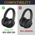 SOULWIT Earpads Cushions Replacement for Sony WH-XB910 XB910N Extra Bass Noise Cancelling Headphones, for Sony WHXB910N Wireless Headset, Ear Pads with Noise Isolation Foam - XB910 CG Black