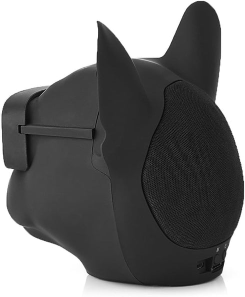 Bulldog Speaker Wireless Bluetooth Mini Speaker, Portable Bulldog Head Stereo with USB & T Flash Card Support