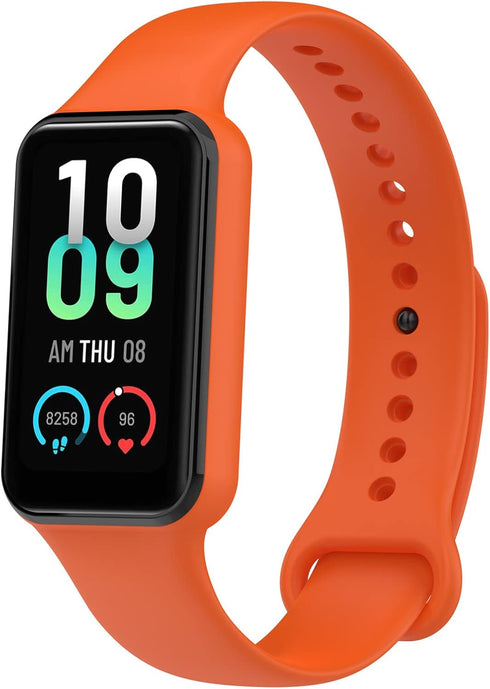 Chofit Bands for Amazfit Band 7, Soft TPU Sport Strap, Replacement Wristband for Women Men, 6-Pack