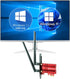 WiFi Card 5400Mbps PCIe WiFi 6E Card, Bluetooth 5.2, Intel WiFi 6E AX210 Chip, Tri-Bands Wireless WiFi 6 Card