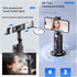 Auto Face Tracking Tripod Remote Control, Smart Tracking Phone Holder, 360° Rotation for Live Streaming, Chat, Meeting