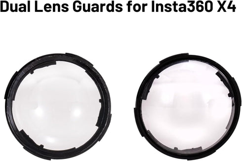 Dual Lens Guards for Insta360 X4 Action Camera, Protective Case for ONE X4 360 Waterproof Camera Accessory