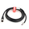 DRRI Industrial Sensor Cable M12 4-Pin Female A-Code Connector to Open End Electrical Shielded Cable