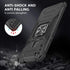 Samsung A11 Phone Case with Screen Protector, Hard Rubber Bumper with 360° Rotation Ring Kickstand