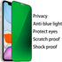 2 Pack Anti-Blue Privacy Tempered Glass for iPhone 11/XR, 6.1 inch, Anti-Spy Screen Protector, 9H Hardness (Green)