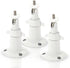 Wasserstein Adjustable Metal Wall Mount for Arlo Essential/XL 2 Gen/Pro/2/3/4/5/Ultra/Ultra 2, Wyze Cam Outdoor/V3, &