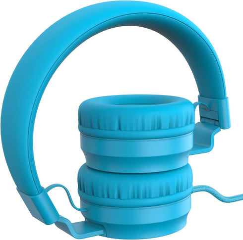 Puro Sound Labs PuroBasic Volume Limiting Wired Headphones for Kids, Foldable & Adjustable with Microphone, Compatible