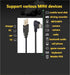 90 Degree Mini USB Cable Angle Mini 5pin USB B Male to USB 2.0 Male Data Sync Charging Extension Cable for GPS Dash Cam Black Left Angle 4.9FT