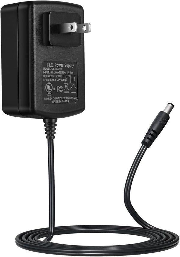 Security-01 AC to DC 12V 3A Power Supply Adapter for CCTV Camera DVR NVR, UL Listed FCC