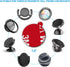 pop-tech Sticky Adhesive Replacement for Magnetic Car Mount, 8PCS Circular Heat Resistant 3M VHB Sticker Pads