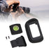 Set, R10 Jonlaki Camera Eyecup Level Hot Shoe Cover Soft ABS Viewfinder Eyecup with Bubble Level and Hot Shoe Cap, Fit