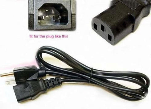 Parts Express 10ft AC Power Cord for ION Tailgater Bluetooth Speaker IPA57 - Mains Cable