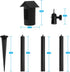 HOLACA Spike Pole Mount Ground Stake for Ring Stick Up Cam Battery HD Security Camera