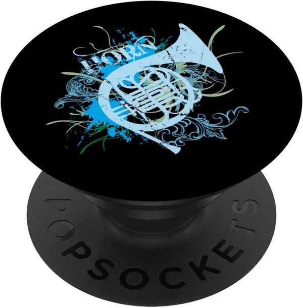 French Horn Music Band Instrument Gift PopSockets PopGrip: Swappable Grip for Phones & Tablets