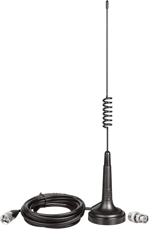 BINGFU 27MHz CB Radio Antenna PL259 & BNC Male Magnetic Base Compatible with
