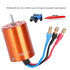 Fayelume 3800KV 2.3mm 1/12 1/14 Brushless Motor, Shaft RC Boat Motor, RC Motor for Remote Control Car, Remote Control