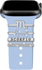 12 Constellations Decorative Rings, Compatible with Apple Watch Charms for iWatch Series 8 7 6 5 4 3 (No Band)