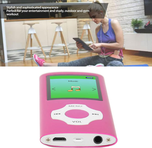 Jectse MP3 MP3 MP3 Player, Kids Player Portable Audio Music Player with FM Radio, Voice Recorder, E Book, HiFi Lossless