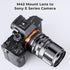 K&F Concept Lens Mount Adapter M42-NEX IV, Manual Focus for M42 Lens and Sony E Mount Camera Body