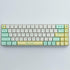 Hyekit PBT Keycaps, 130 Keys, Cute Cat Keycaps, Dye-Sublimation, XDA Profile Custom Keycaps for Cherry Gateron MX