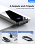 YILANS Charger,50000mAh 22.5W Pack 6 2 17/16/15/14/13/12(Black) Portable Power Bank Built-in Cable, PD USB C In & Out