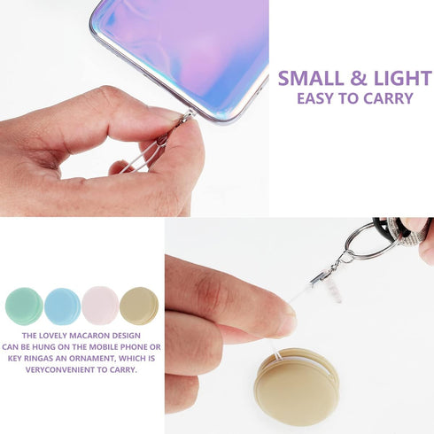 kaimenhong 4 Pcs Phone Screen Cleaner, New Phone Clean Balls, Screen Cleaner Ball, Candy Color Cleaning Cloth, Portable