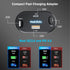 Retractable Car Charger 4 in 1 Fast Charging Adapter, 62W Type-C/Lightning Cables for iPhone 16/15/14/13/12 Pro Max