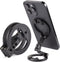 SHINEWEE Dual Magnetic Ring Phone Mount - Foldable 360 Rotation CNC Aluminum Stand,1/4"
