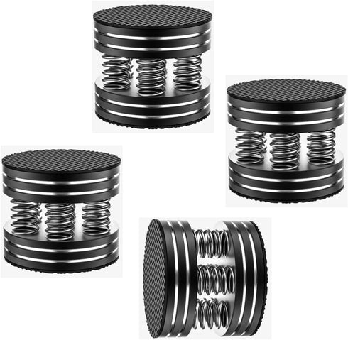 Tertullus Speaker Spikes 4PCS, Hifi Spring Speaker Isolation Feet, Aluminum Non-Slip Shockproof for Audio, Subwoofers