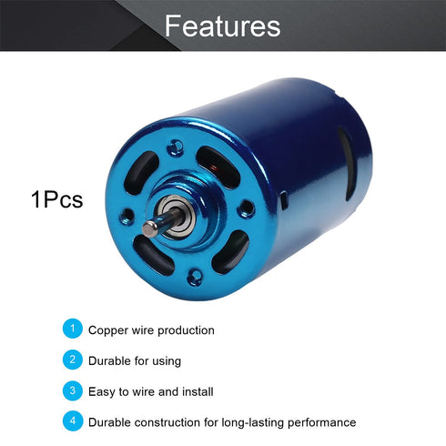 24V 30000RPM 2.5A 1 Fielect DC Motor Micro Motor Electric Motor Round Shaft for RC Boat DIY Airplane Toys Model DIY